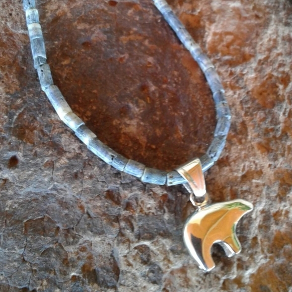 Jewelry Sterling Silver Vintage Blue Sponge Coral Necklace Poshmark